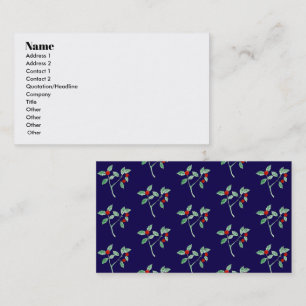 fruit berry plant business card