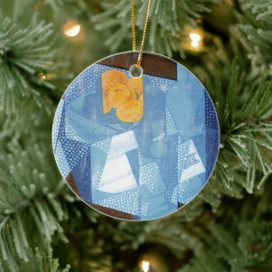 Fruit Bowl by Juan Gris, Vintage Cubism Still Life Ceramic Tree Decoration