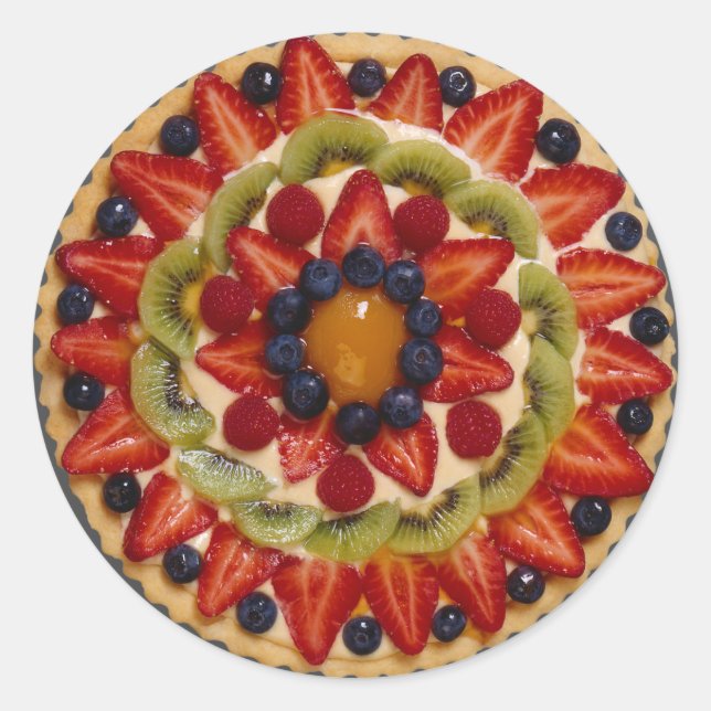 Fruit Cake Classic Round Sticker (Front)
