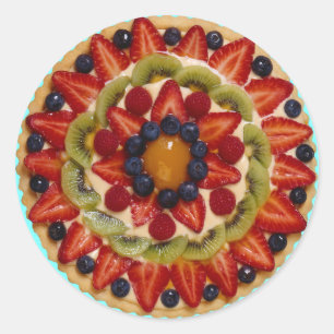 Fruit Cake Classic Round Sticker