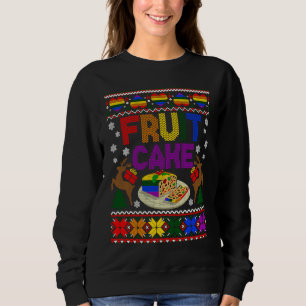 Fruit Cake Gay Ugly Christmas Sweater LGBT