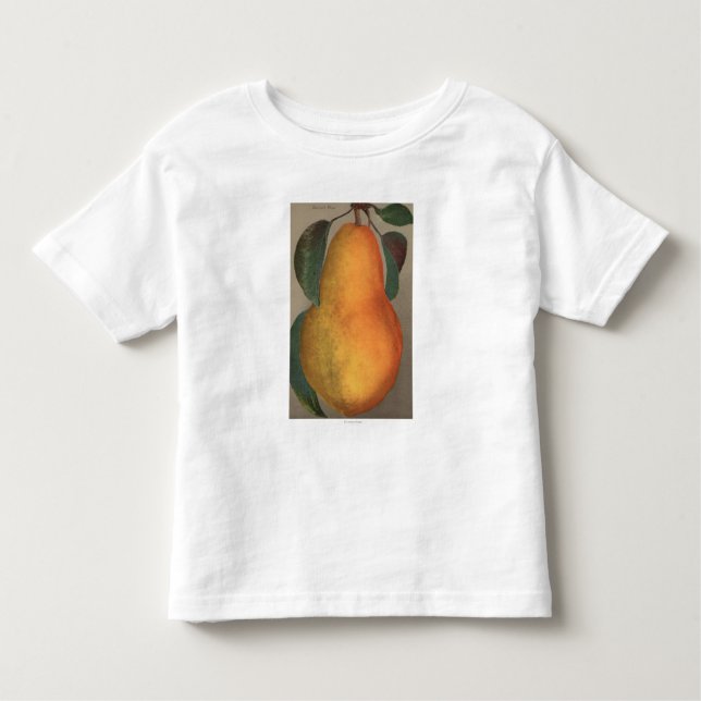 Fruit Chromo Lithograph of Bartlett Pear Toddler T-Shirt (Front)