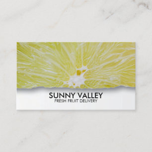 Fruit Closeup Retail Wholesale Business Card