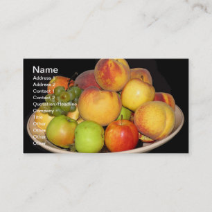 Fruit Coaster Business Card