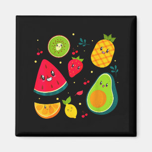 Fruit Costume Sweet Tea Fruit Salad Men Women Coup Magnet