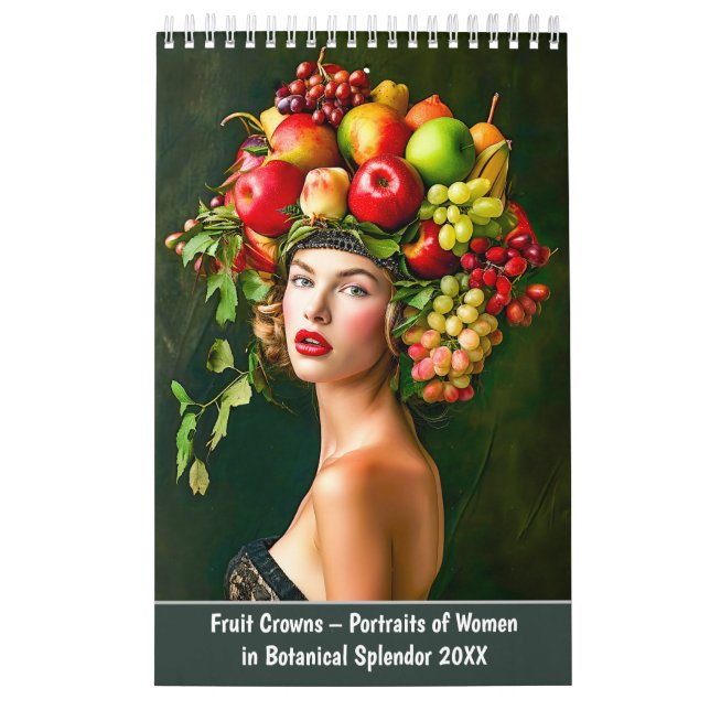 Fruit Crowns – Portraits of Women in Botanical Spl Calendar (Cover)
