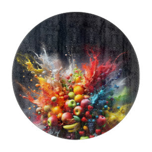 Fruit explosion cutting board