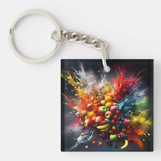 Fruit explosion key ring (Front)