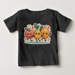 fruit festa happy  cheerful colorful dancing fruit baby T-Shirt
