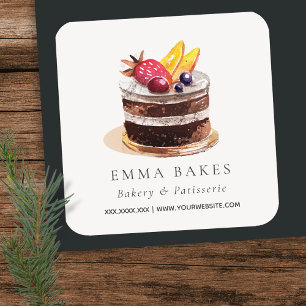 FRUIT FLORAL CAKE PATISSERIE CUPCAKE BAKERY SEAL