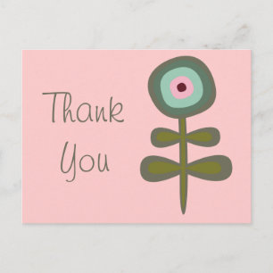 Fruit Flower Cool Cute Girly Retro Floral Postcard