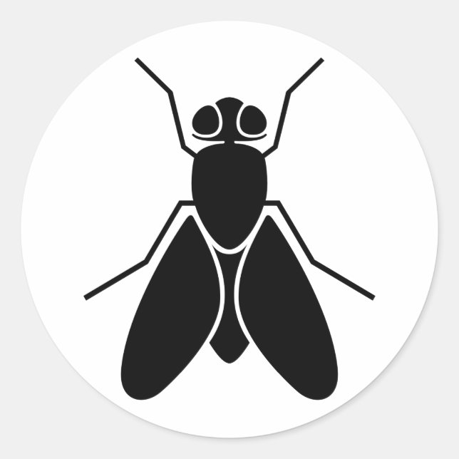 Fruit Fly Classic Round Sticker (Front)