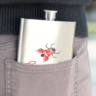 Fruit Fly Hip Flask