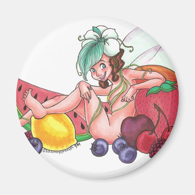 Fruit Fly Magnet (Front)