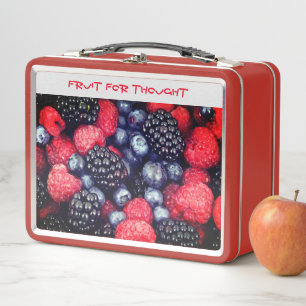 Fruit for Thought Metal Lunch Box