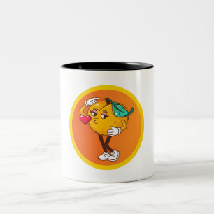 Fruit Friends Two-Tone Coffee Mug