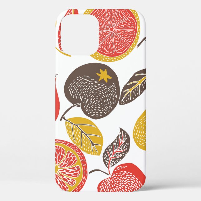 fruit garden with bird Case-Mate iPhone case (Back)