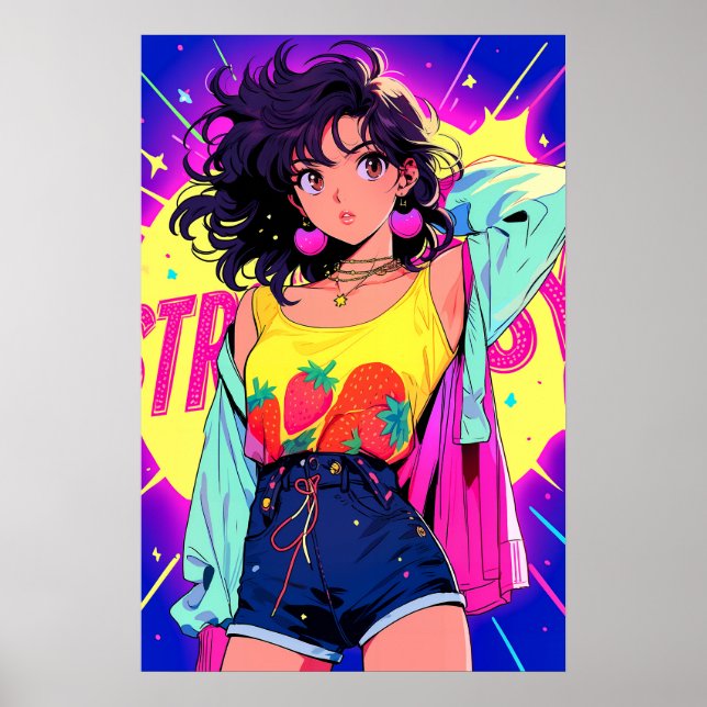 Fruit Girl Art Poster (Front)
