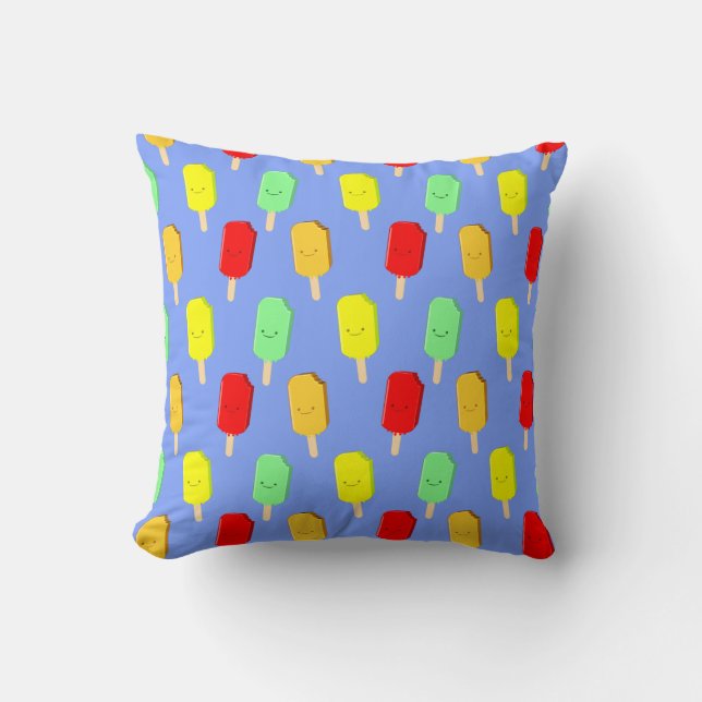Fruit Ice Pop Pattern Cushion (Front)