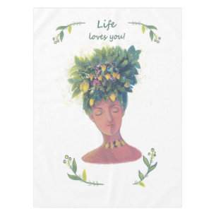 Fruit illustration Valentine's Tablecloth