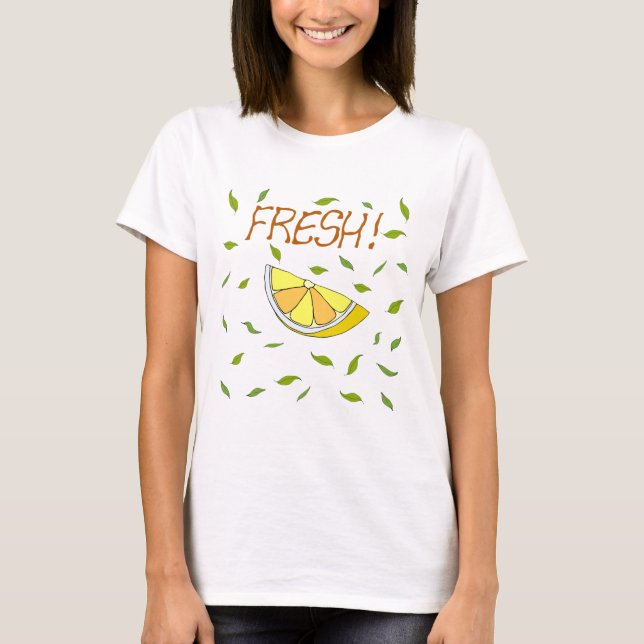 Fruit is summer Minimalist Cute T-Shirt (Front)