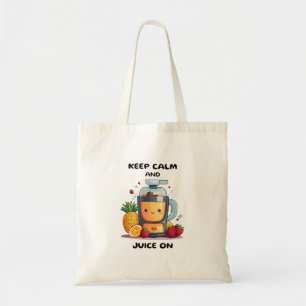 Fruit Juicer Keep Calm And Juice Health Tote Bag