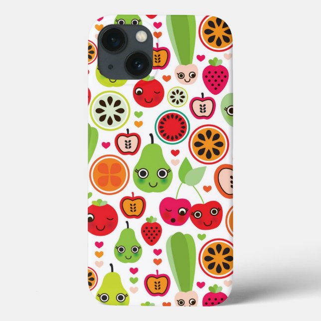 fruit kids illustration apple Case-Mate iPhone case (Back)