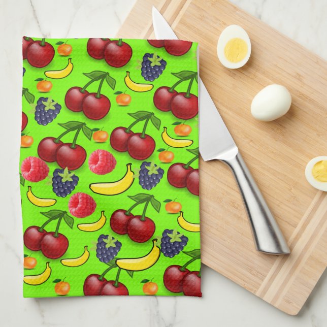 Fruit Kitchen Hand Towel (Quarter Fold)
