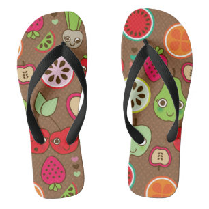 Fruit Kitchen Pattern Jandals