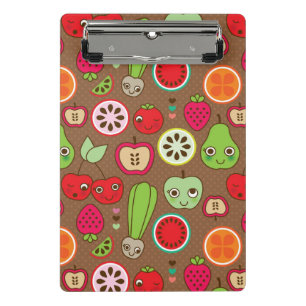 Fruit Kitchen Pattern Mini Clipboard