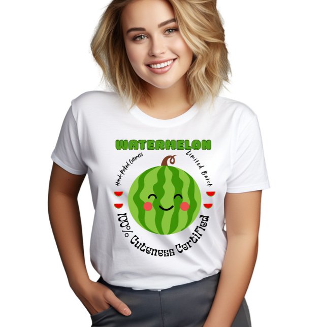 Fruit Label Watermelon Tri-Blend Shirt (Creator Uploaded)