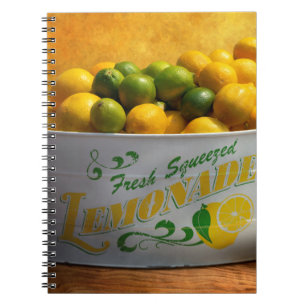 Fruit - Lemons - When life gives you lemons Spiral Notebook