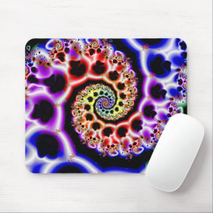 Fruit Loops Rainbow Fractal Art Mouse Pad