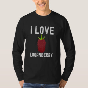 Fruit Lover, Loganberry Lover, I Love Loganberry T-Shirt