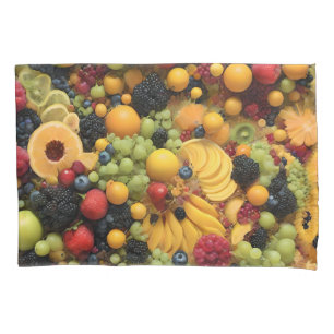 Fruit Lovers Delight Colorful Platter, Pillowcase