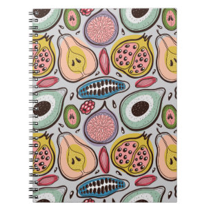 Fruit Medley: Vibrant Seamless Pattern Notebook