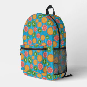 Fruit mood printed backpack