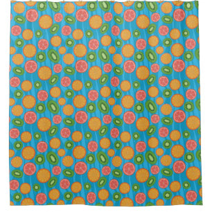 Fruit mood shower curtain