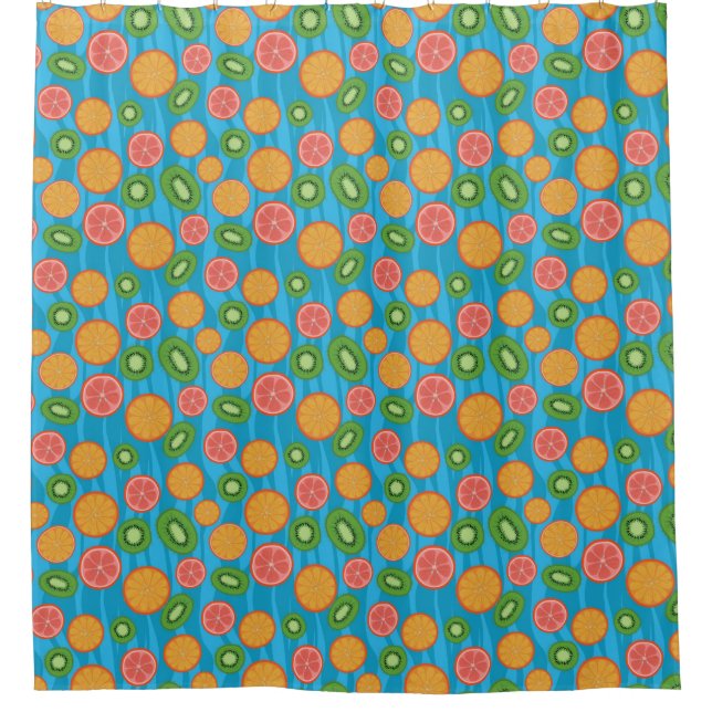 Fruit mood shower curtain (Front)
