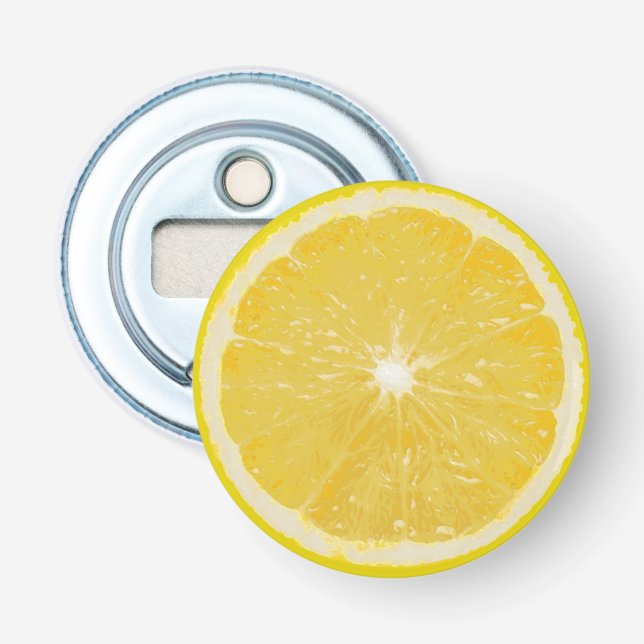 Fruit Note Bottle Opener - Lemon (Front)