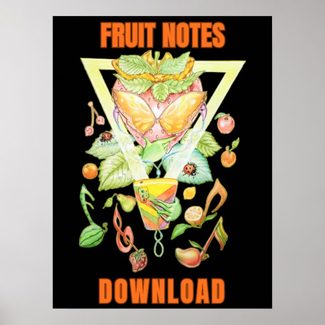 Fruit Notes Download  Poster (Front)