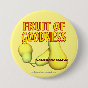 Fruit of Goodness 7.5 Cm Round Badge