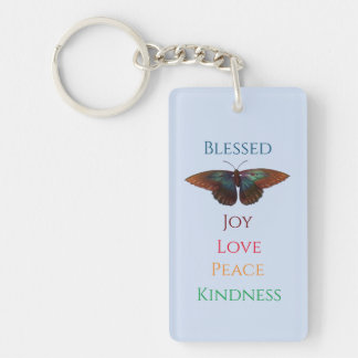 Fruit of Spirit Butterfly  Key Ring