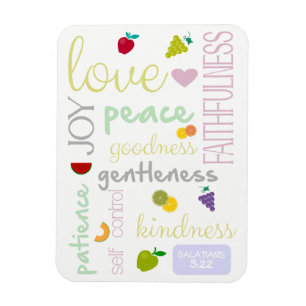 Fruit of the Holy Spirit Christian magnet