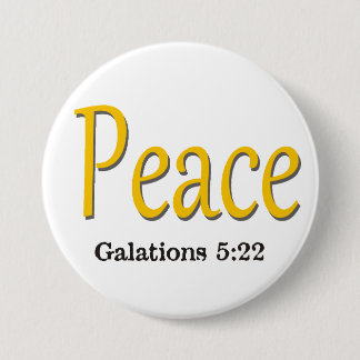 Fruit of the Holy Spirit ~ Peace ~ 7.5 Cm Round Badge