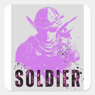 Fruit of the Loom Eversoft  Square Sticker