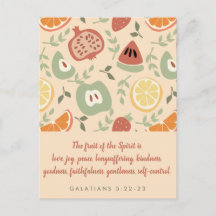 Fruit of the Spirit Abstract Scripture