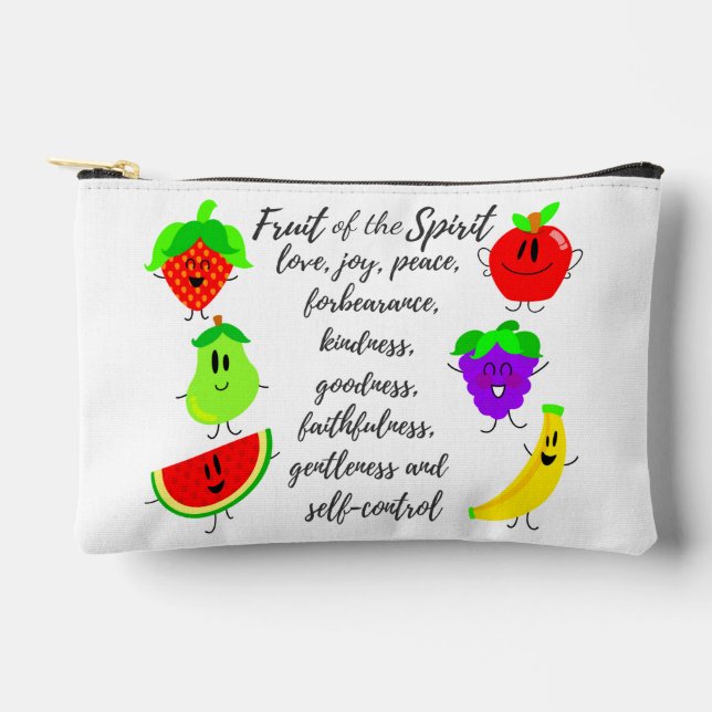 Fruit of the Spirit Accessory Pouch (Front)