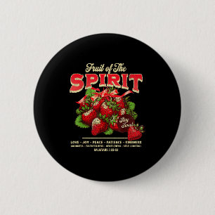 Fruit Of The Spirit Bible Verse Christian Religiou 6 Cm Round Badge