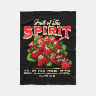 Fruit Of The Spirit Bible Verse Christian Religiou Fleece Blanket
